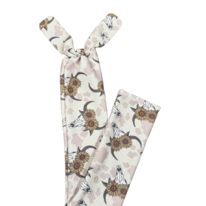 Sunflower Skull Cowhide Boho