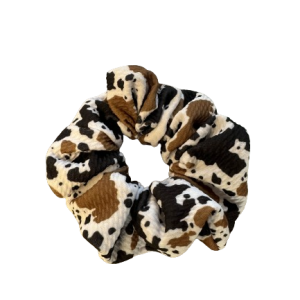 Cowhide Scrunchie