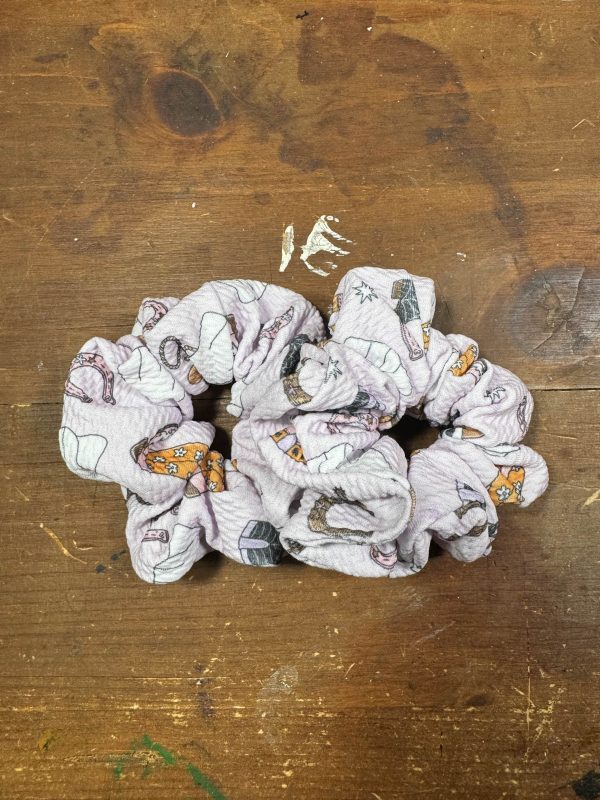 Halloween Western Ghosts Scrunchie
