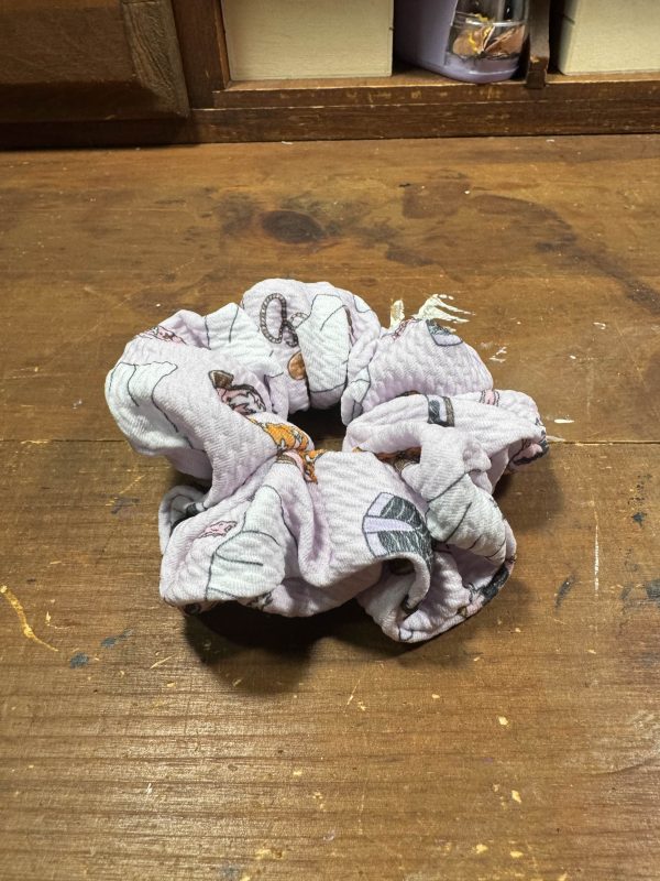 Halloween Western Ghosts Scrunchie - Image 2