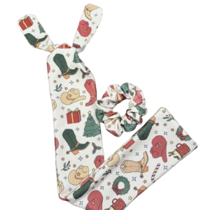 Western Christmas Scrunchie