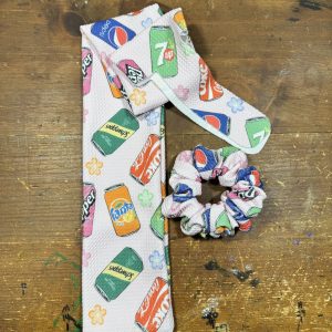 Sodas (Dr Pepper, Coke, Pepsi, 7 Up) Scrunchie