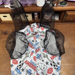 Western 4th Of July Fly Mask