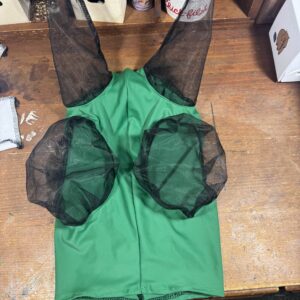 Solid Green Fly Mask