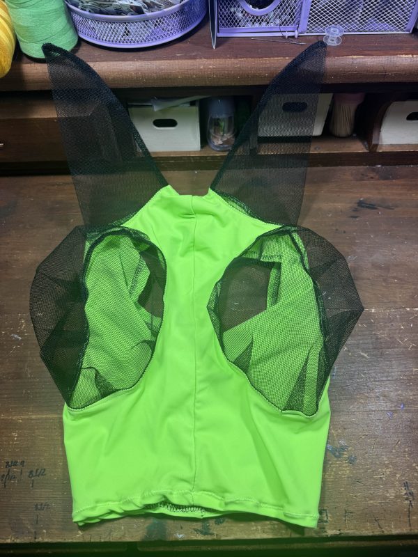 Solid Green Fly Mask