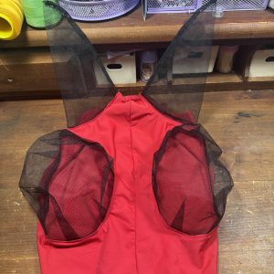Solid Red Fly Mask