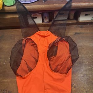 Solid Orange Fly Mask