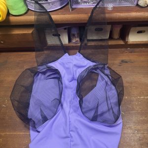 Solid Lilac Fly Mask