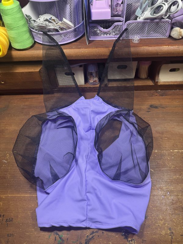 Solid Lilac Fly Mask