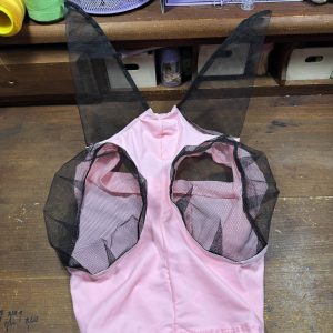 Solid Blush Pink Fly Mask