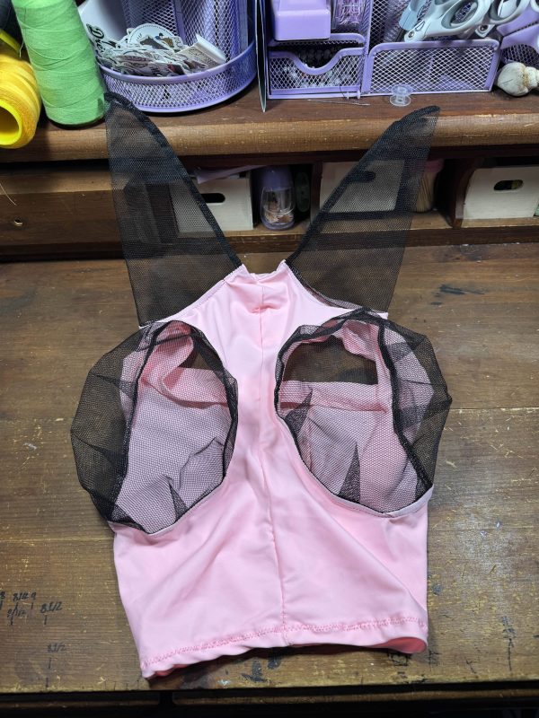 Solid Blush Pink Fly Mask