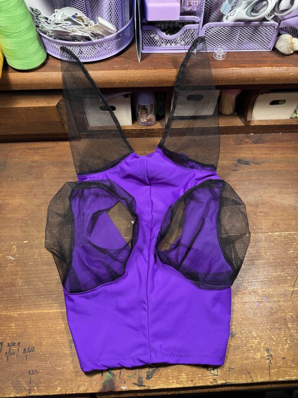 Solid Purple Fly Mask