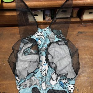 Teal Western Boho Fly Mask