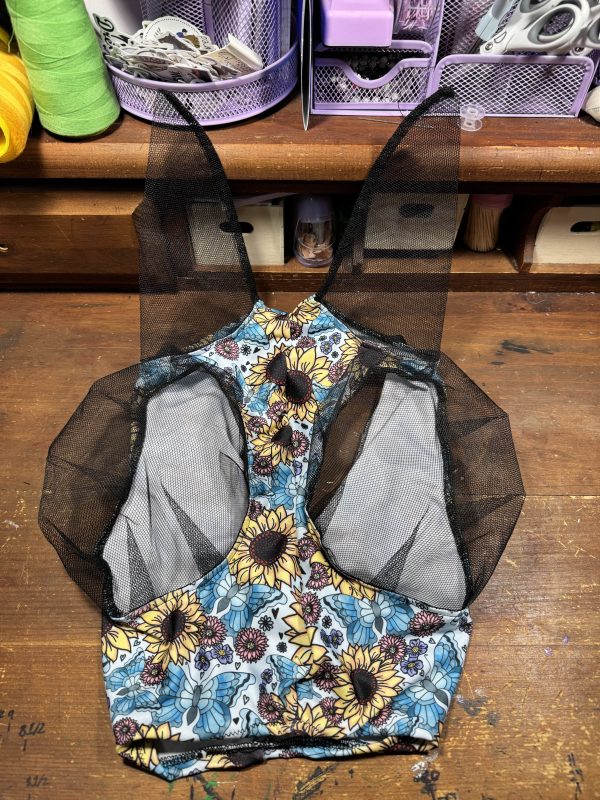 Sunflowers & Butterflies Fly Mask