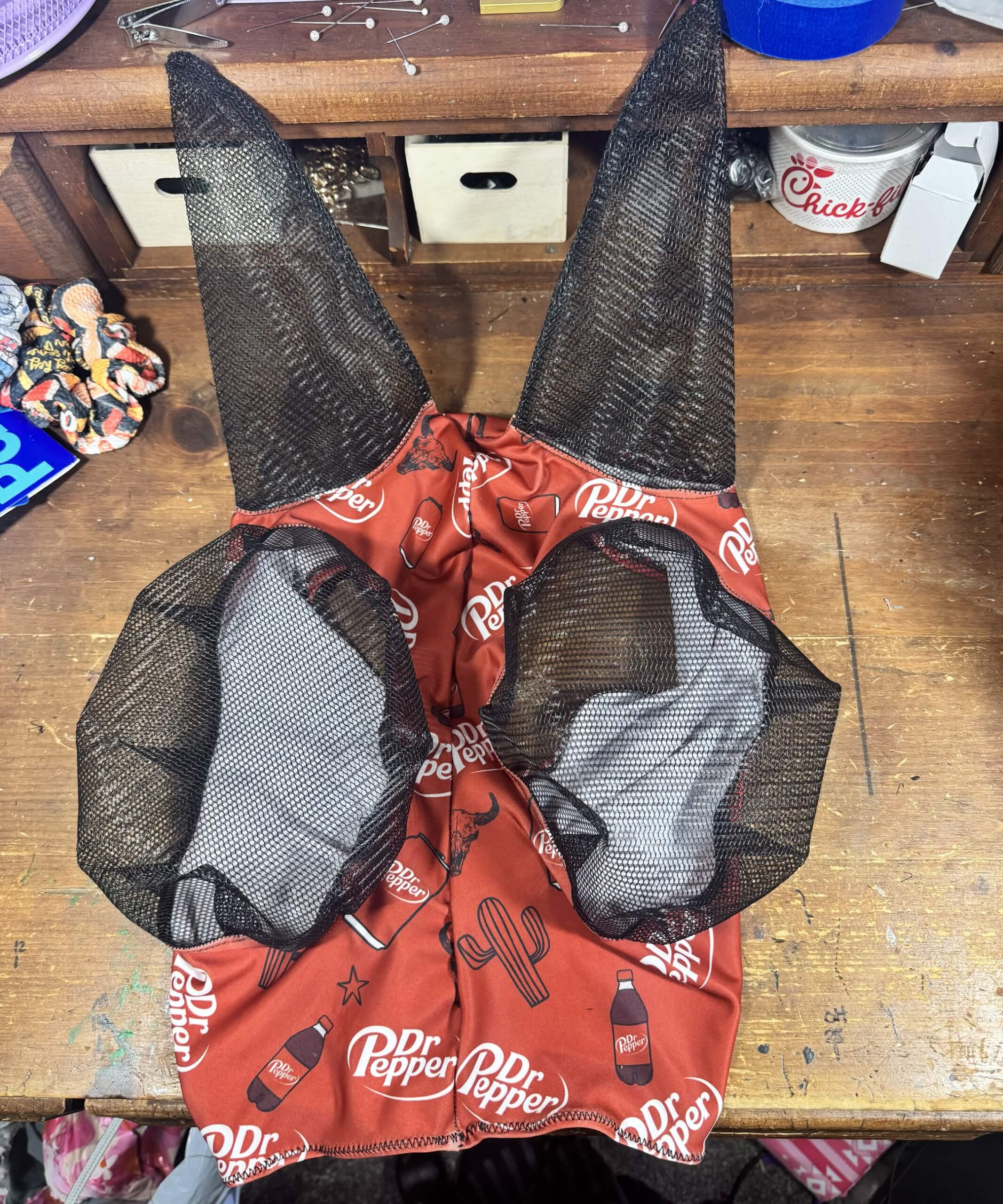Dr Pepper Fly Mask