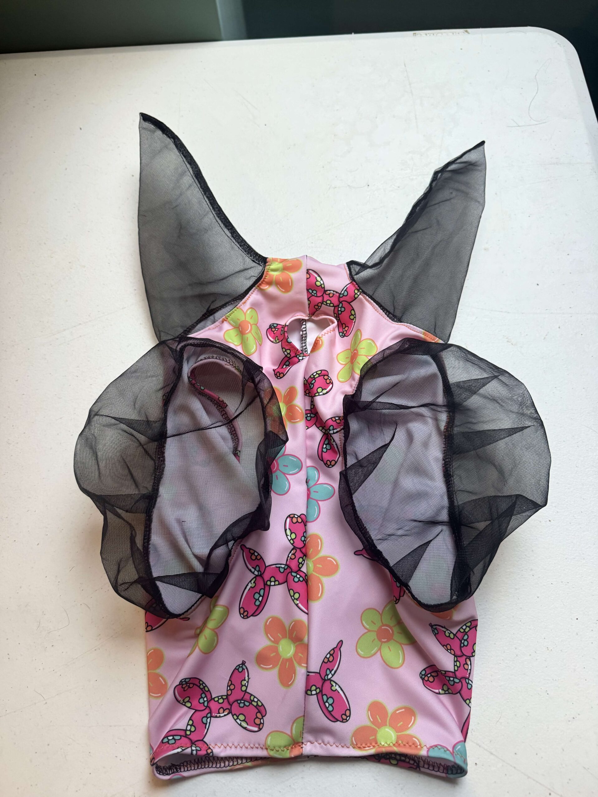 Balloon Animals and Flowers Fly Mask