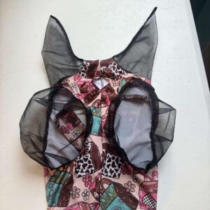 Pink Western McDonalds Fly Mask